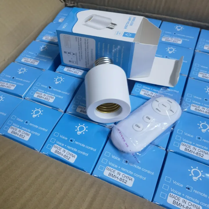 Douille de lampe intelligente avec télécommande – Minuterie programmable
