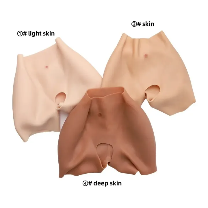 Fausse Fesse en Silicone Réaliste – Effet Fessier Rond & Galbé, 6 Teints Disponibles