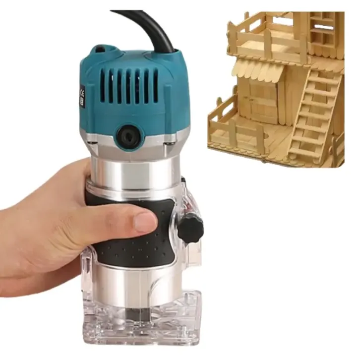 Défonceuse Électrique Multifonction – Rainurage, Découpe d’Arcs, Sculpture et Finition Bois