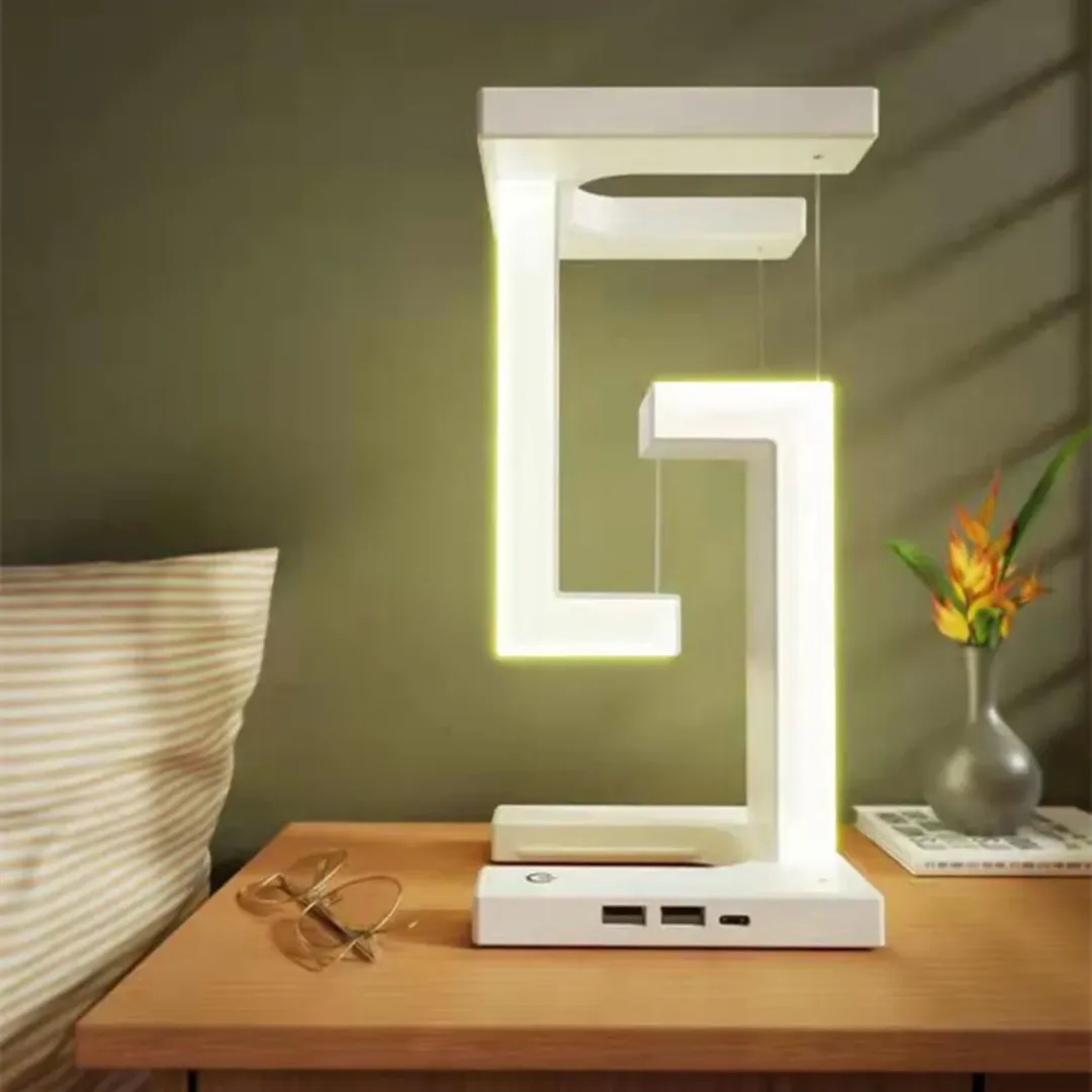 Lampe de table design à lévitation magnétique – Éclairage moderne pour bureau et chambre