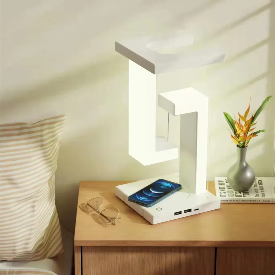Lampe de table design à lévitation magnétique – Éclairage moderne pour bureau et chambre
