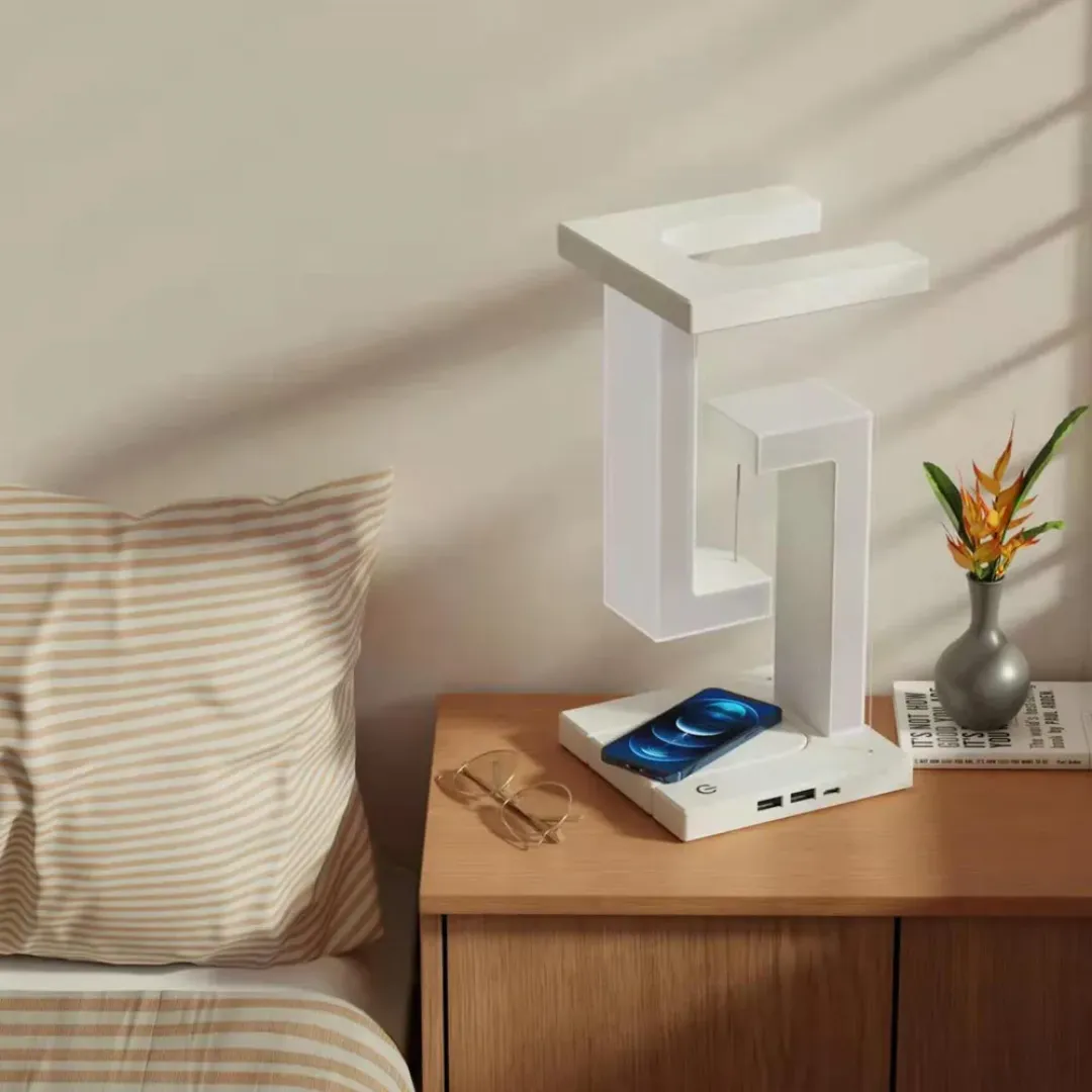 Lampe de table design à lévitation magnétique – Éclairage moderne pour bureau et chambre