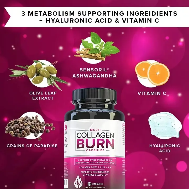 Complément Alimentaire Collagène Type 1 & 3 + Vitamine C – Peau, Cheveux, Ongles et Articulations – 250 Comprimés