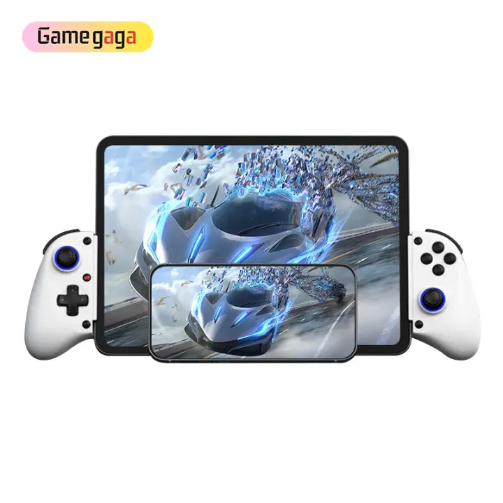 Manette de Jeu Sans Fil pour Smartphone – Contrôleur Portable avec Joysticks Double, Compatible Android & iOS