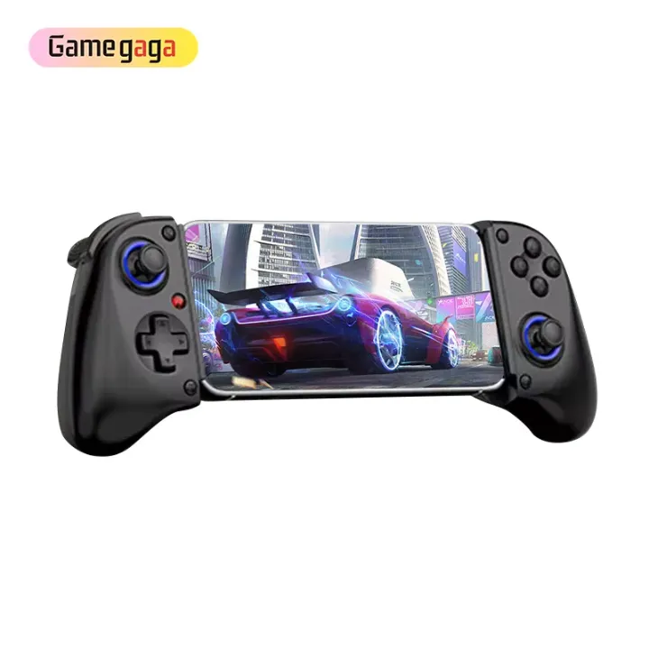 Manette de Jeu Sans Fil pour Smartphone – Contrôleur Portable avec Joysticks Double, Compatible Android & iOS