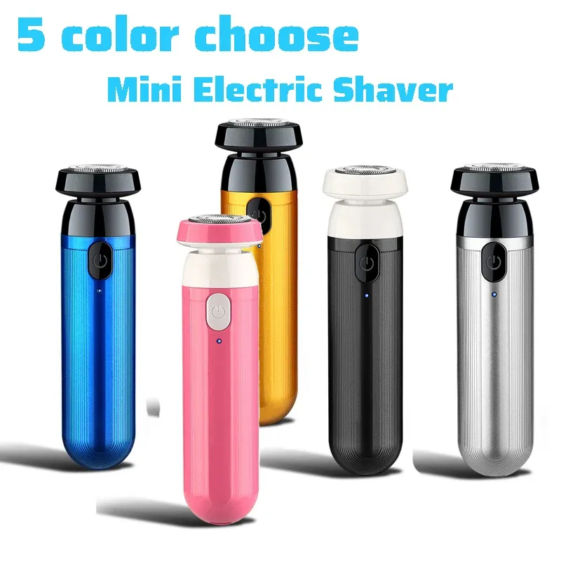 Mini Rasoir Électrique Portable pour Hommes – Rechargeable USB, Rasage & Épilation Visage et Corps