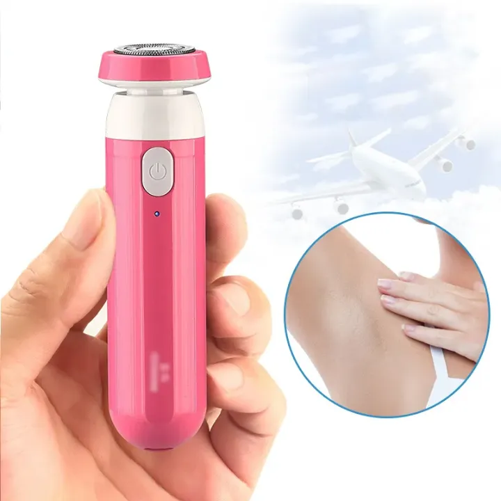 Mini Rasoir Électrique Portable pour Hommes – Rechargeable USB, Rasage & Épilation Visage et Corps
