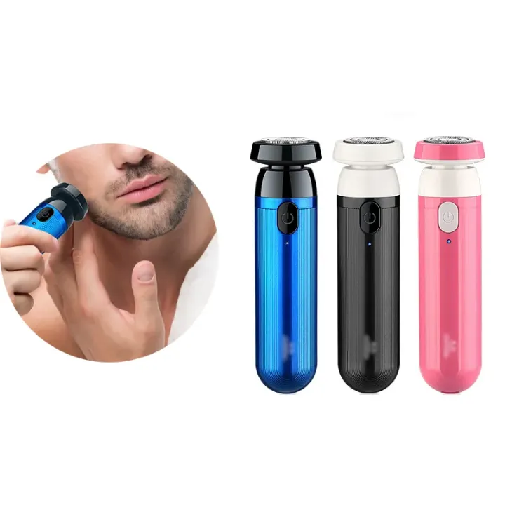 Mini Rasoir Électrique Portable pour Hommes – Rechargeable USB, Rasage & Épilation Visage et Corps