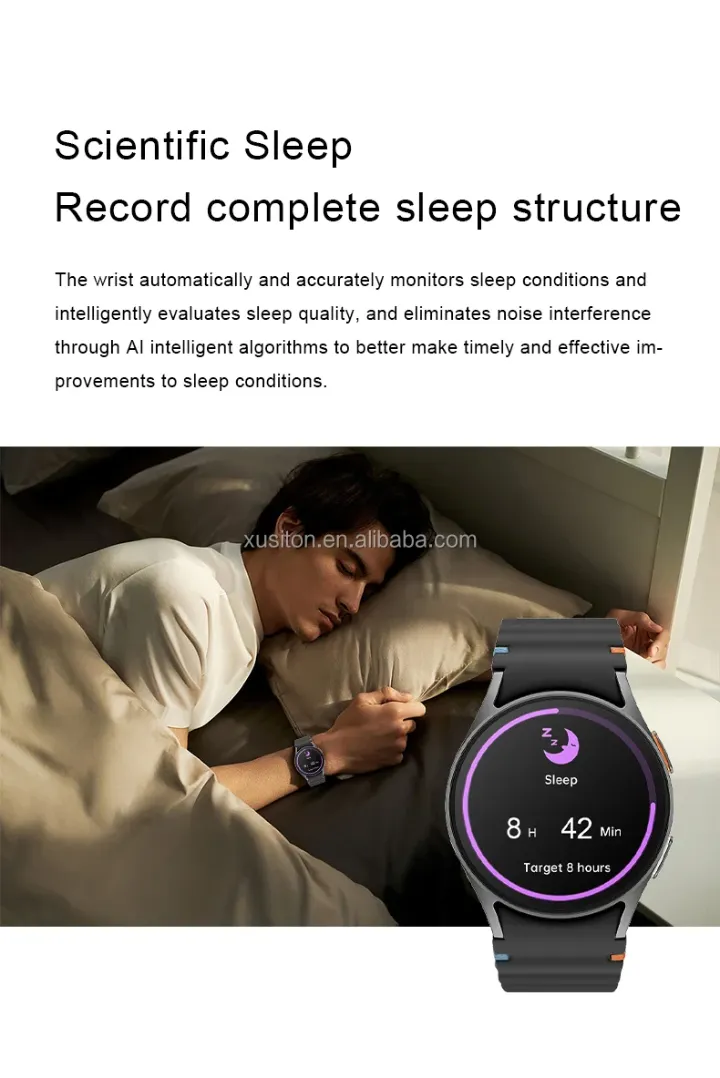 Montre Connectée Sport 1.39" HD – Appels Bluetooth, NFC, Cardiofréquencemètre, Contrôle Musique, Unisexe