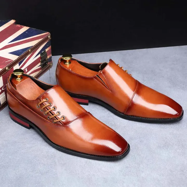 Chaussures Habillées en Cuir Homme – Style Oxford & Derby – Plusieurs Couleurs Élégantes