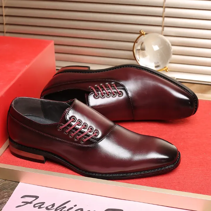 Chaussures Habillées en Cuir Homme – Style Oxford & Derby – Plusieurs Couleurs Élégantes