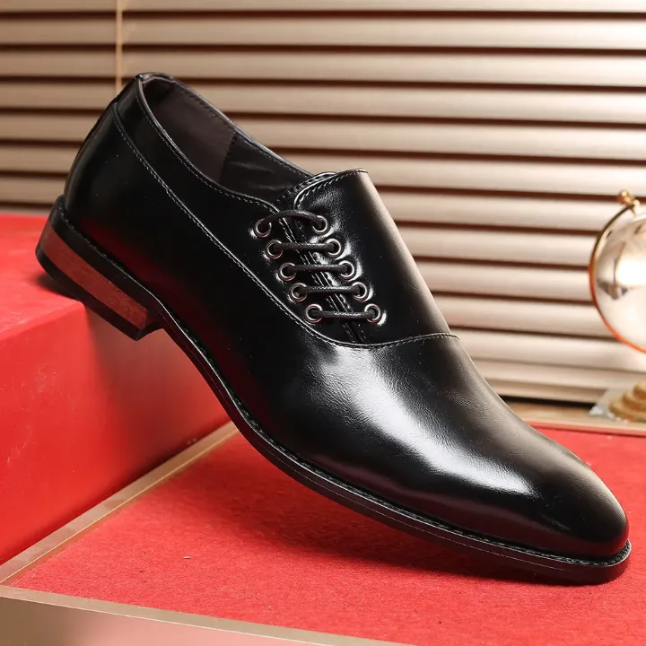 Chaussures Habillées en Cuir Homme – Style Oxford & Derby – Plusieurs Couleurs Élégantes
