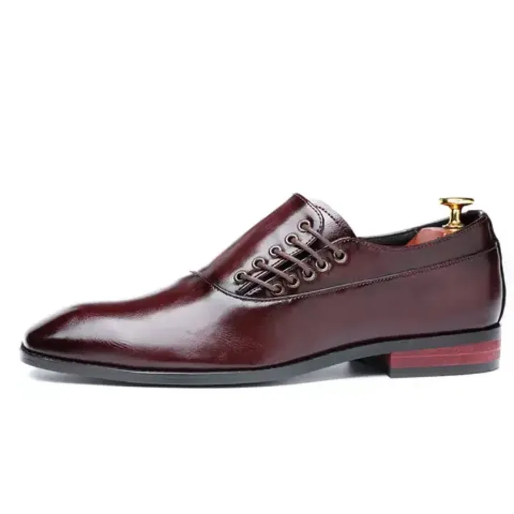 Chaussures Habillées en Cuir Homme – Style Oxford & Derby – Plusieurs Couleurs Élégantes