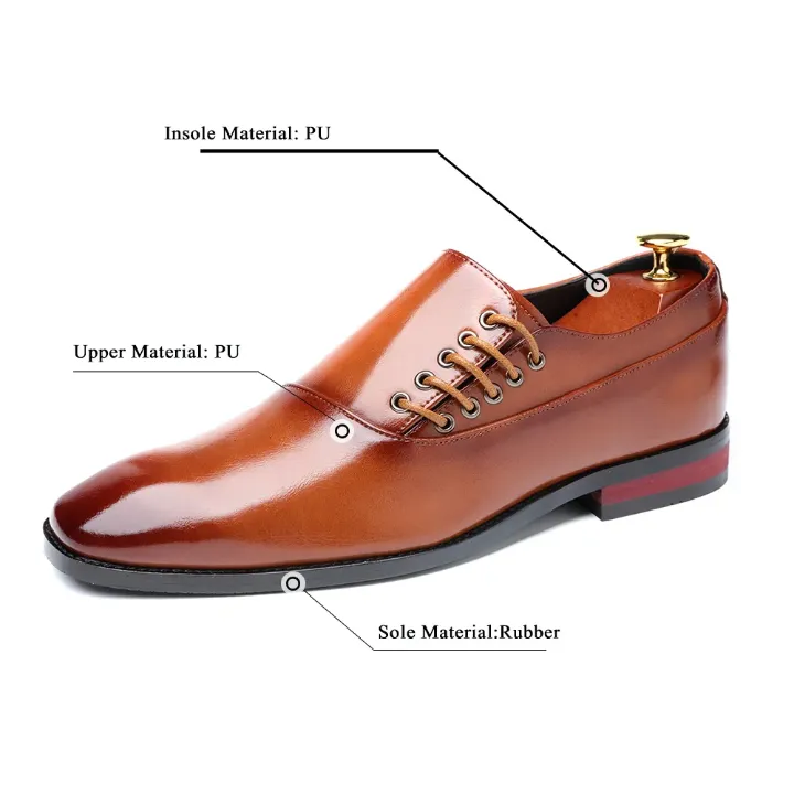 Chaussures Habillées en Cuir Homme – Style Oxford & Derby – Plusieurs Couleurs Élégantes