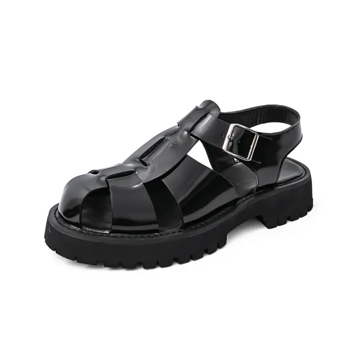 Sandales Fermées Homme – Style Pêcheur avec Semelle Épaisse Antidérapante