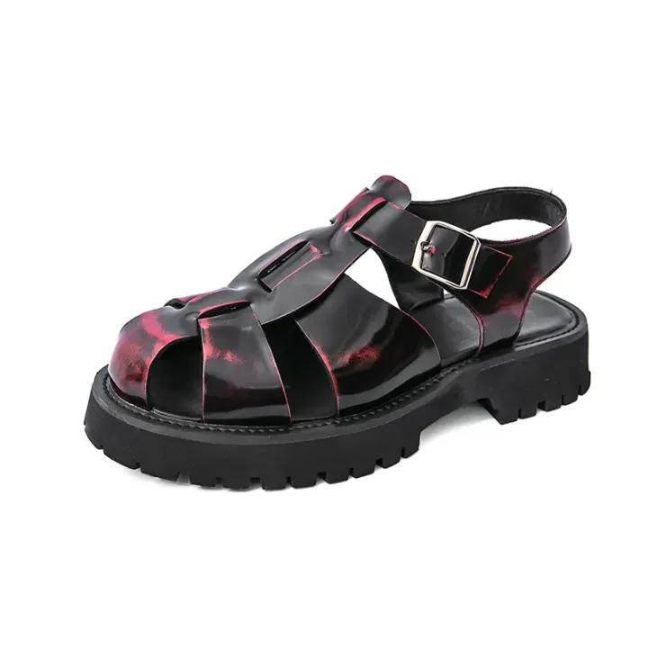Sandales Fermées Homme – Style Pêcheur avec Semelle Épaisse Antidérapante