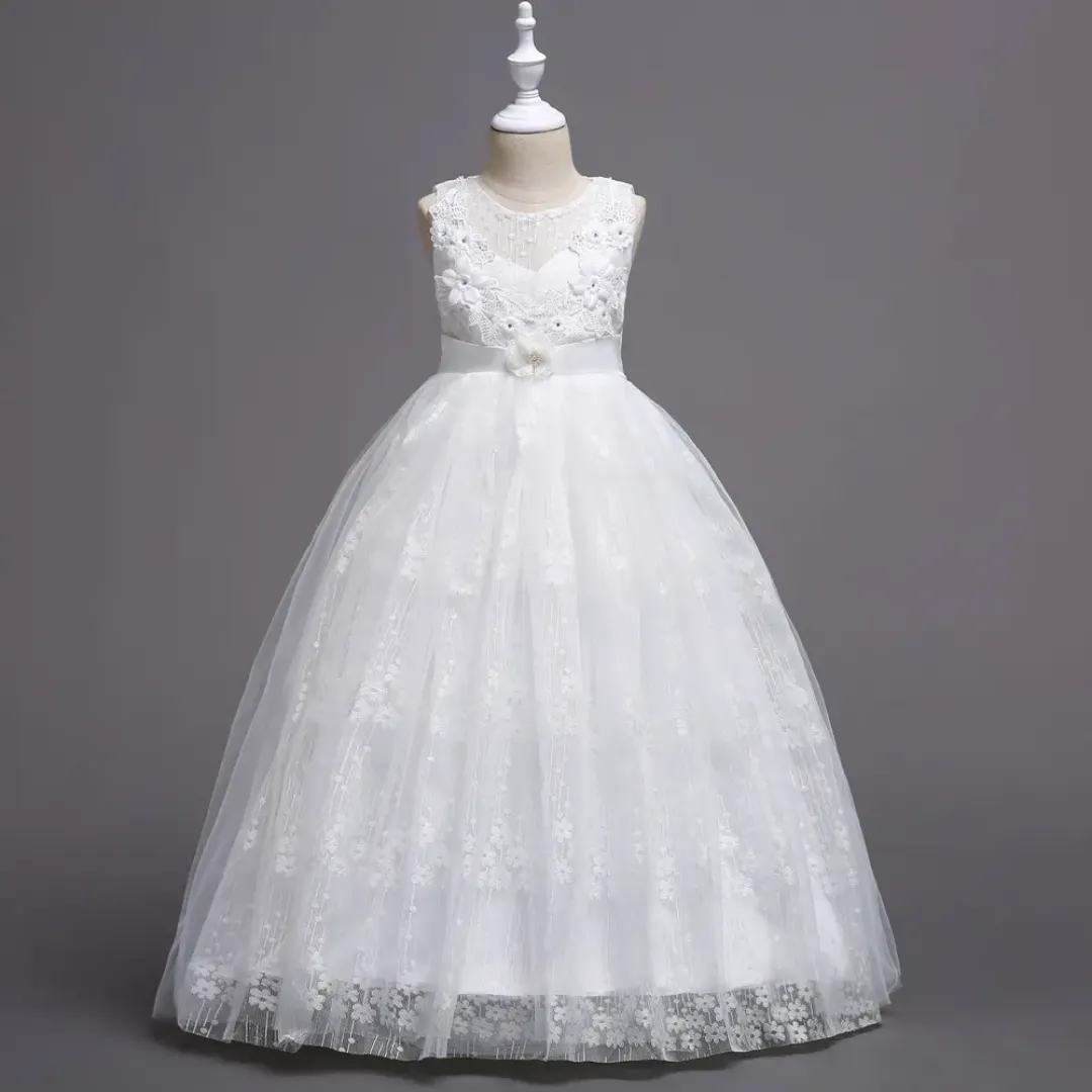 Robe de Cérémonie Princesse Fille – Bleu Royal Élégant