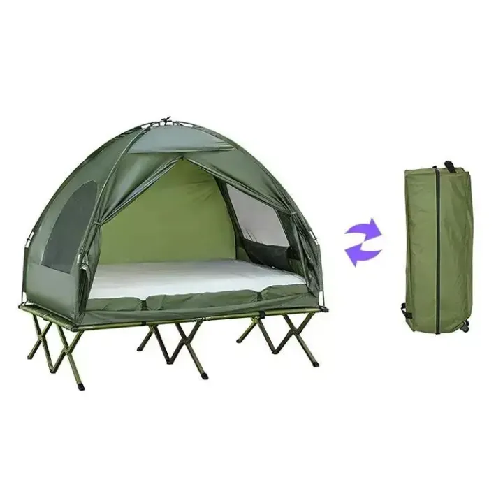 Tente Hors Sol Avec Lit De Camping