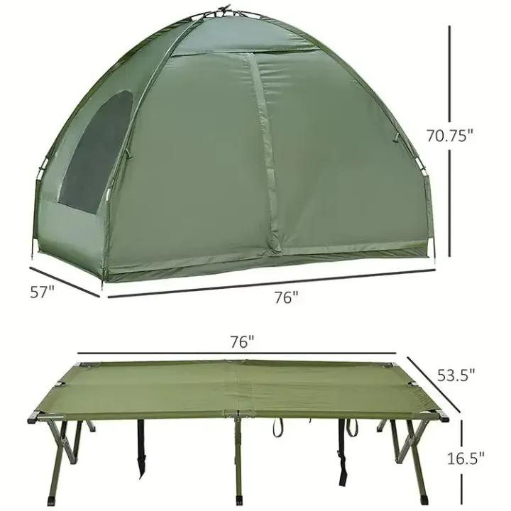 Tente Hors Sol Avec Lit De Camping