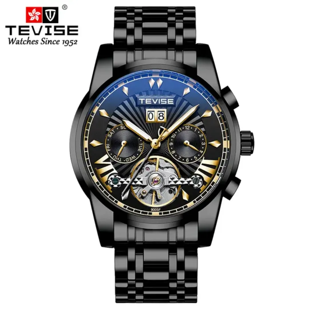 Tevise Marque Hommes Montre Automatique De Luxe