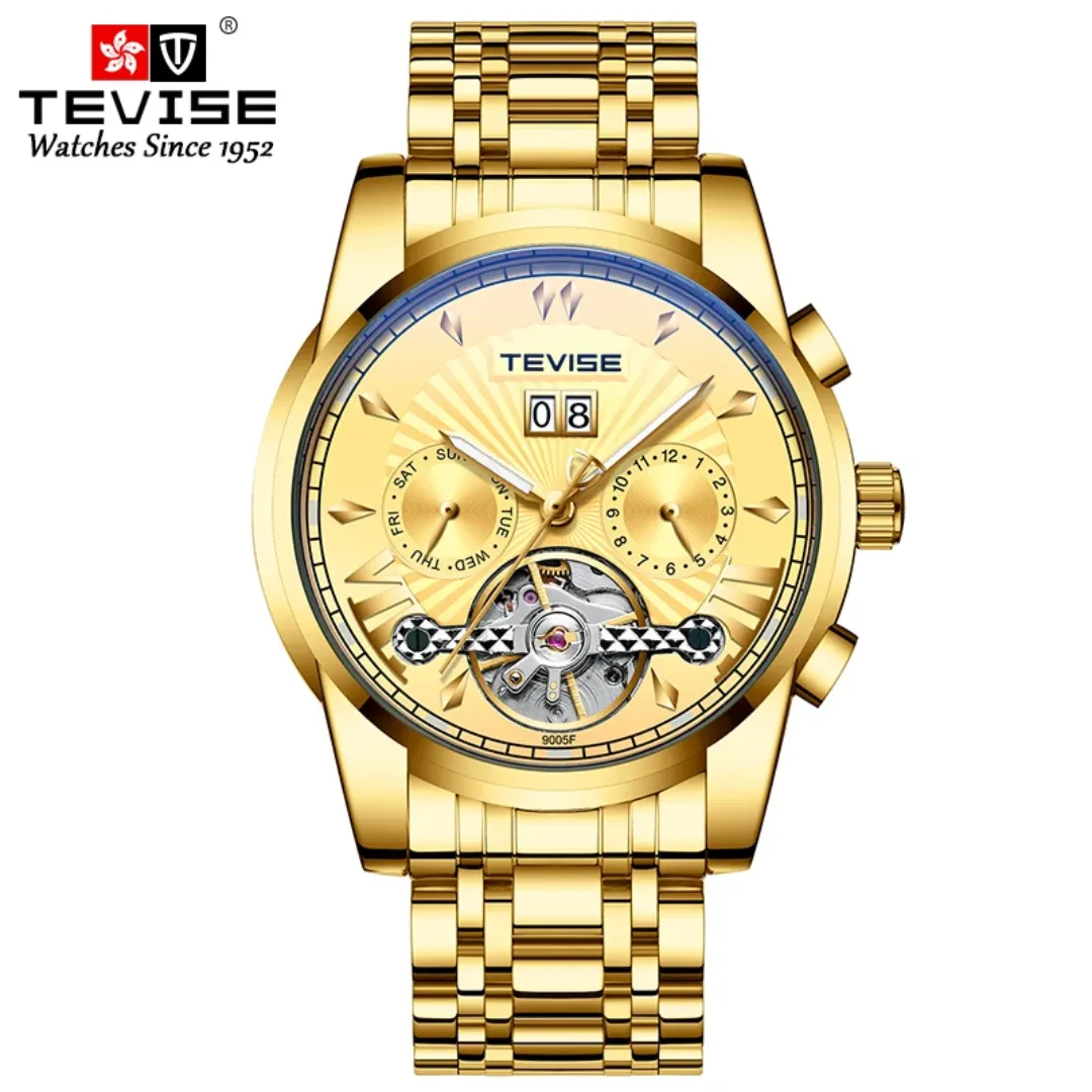 Tevise Marque Hommes Montre Automatique De Luxe