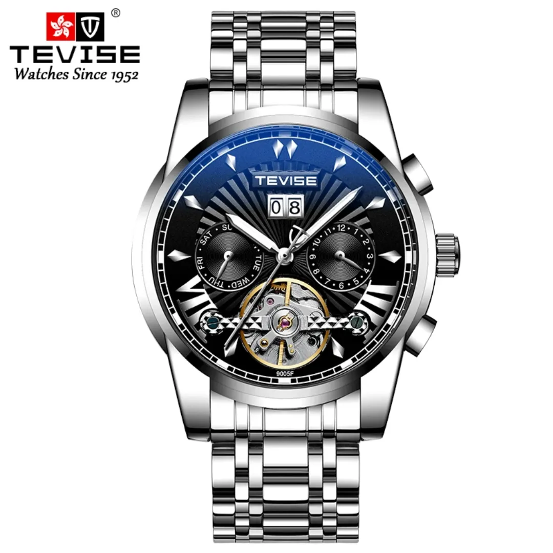 Tevise Marque Hommes Montre Automatique De Luxe