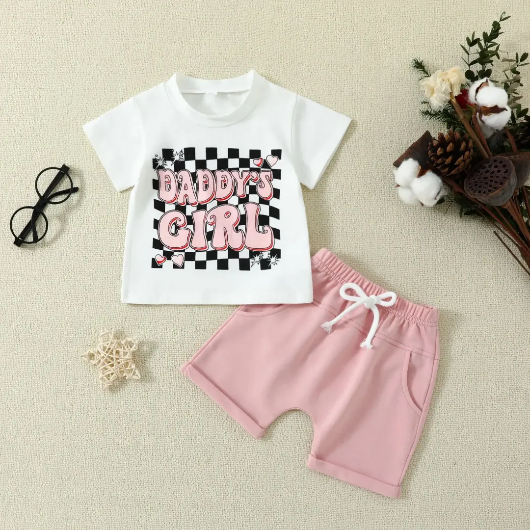 Ensemble Deux Pièces Pour Bébés Garçons T-shirts Et Shorts D'été