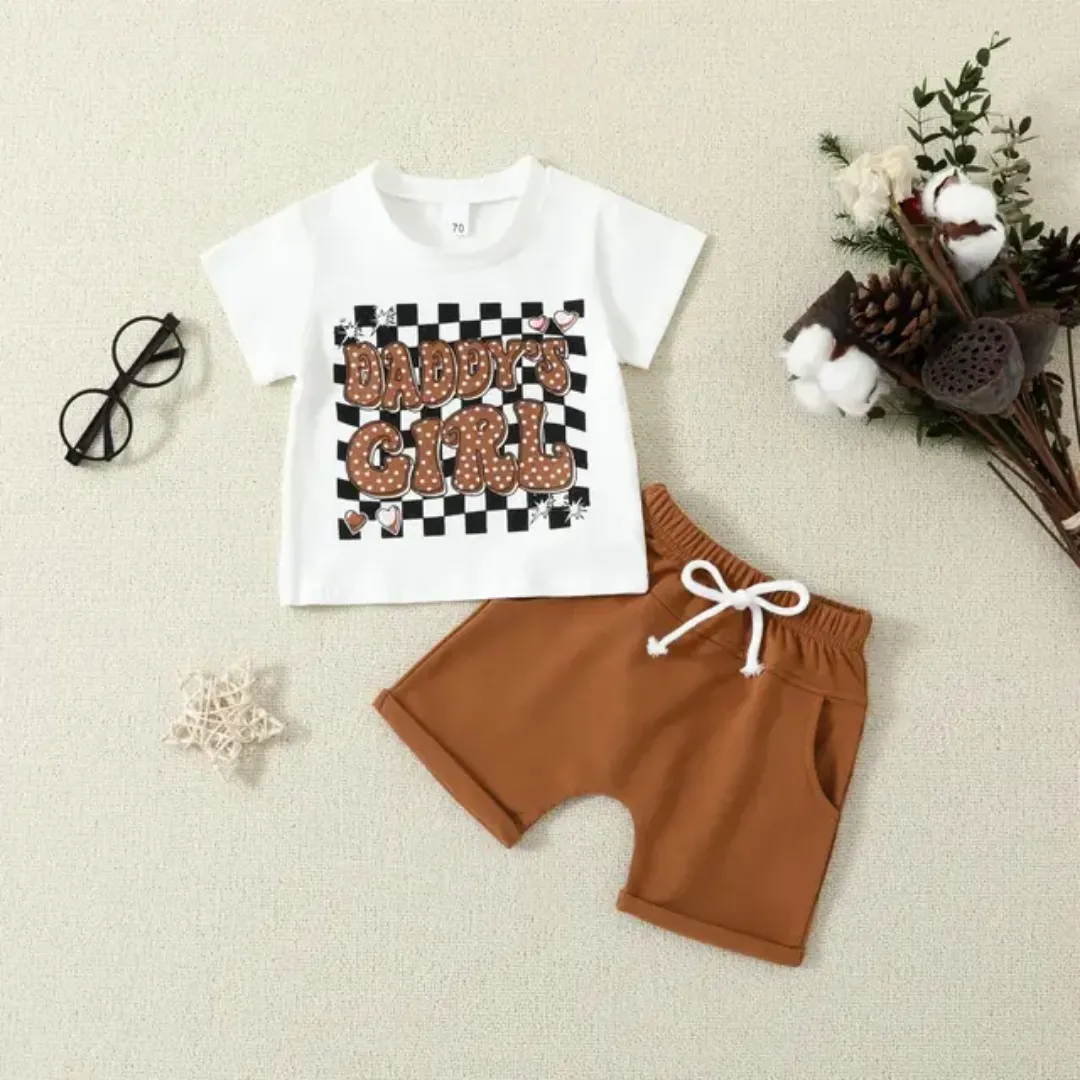 Ensemble Deux Pièces Pour Bébés Garçons T-shirts Et Shorts D'été