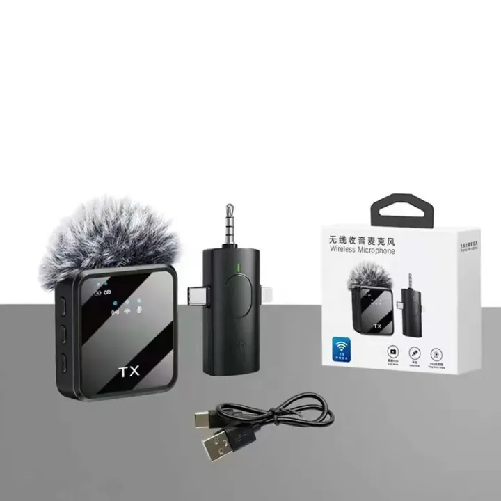 Microphone sans fil 3 en 1 pour interviews, studio, karaoké et enregistrement extérieur
