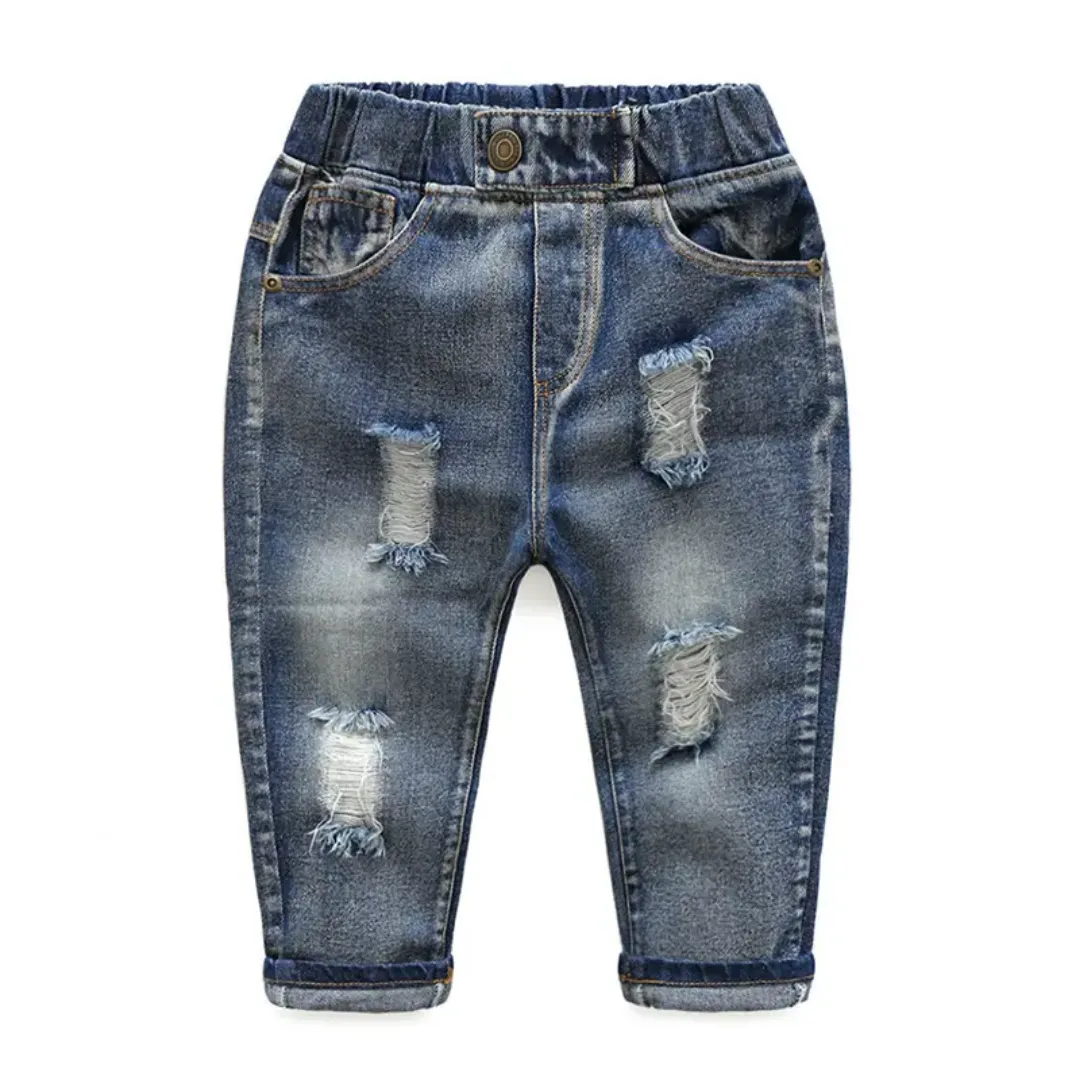 Prix de gros Nouveau style de pantalons pour enfants Pantalons jeans pour garçons