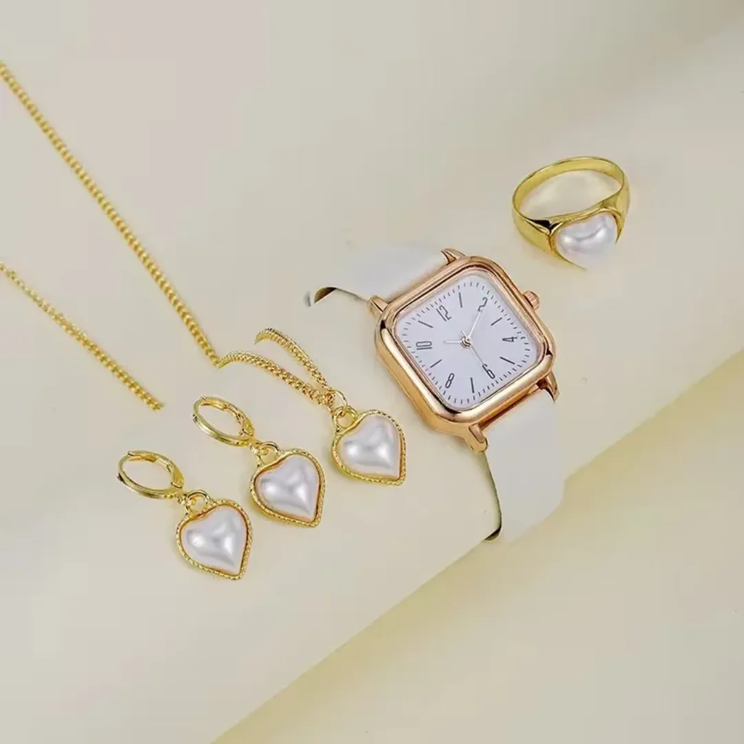 Nouvelle montre à quartz pour femme veilleuse petite montre ceinture carrée