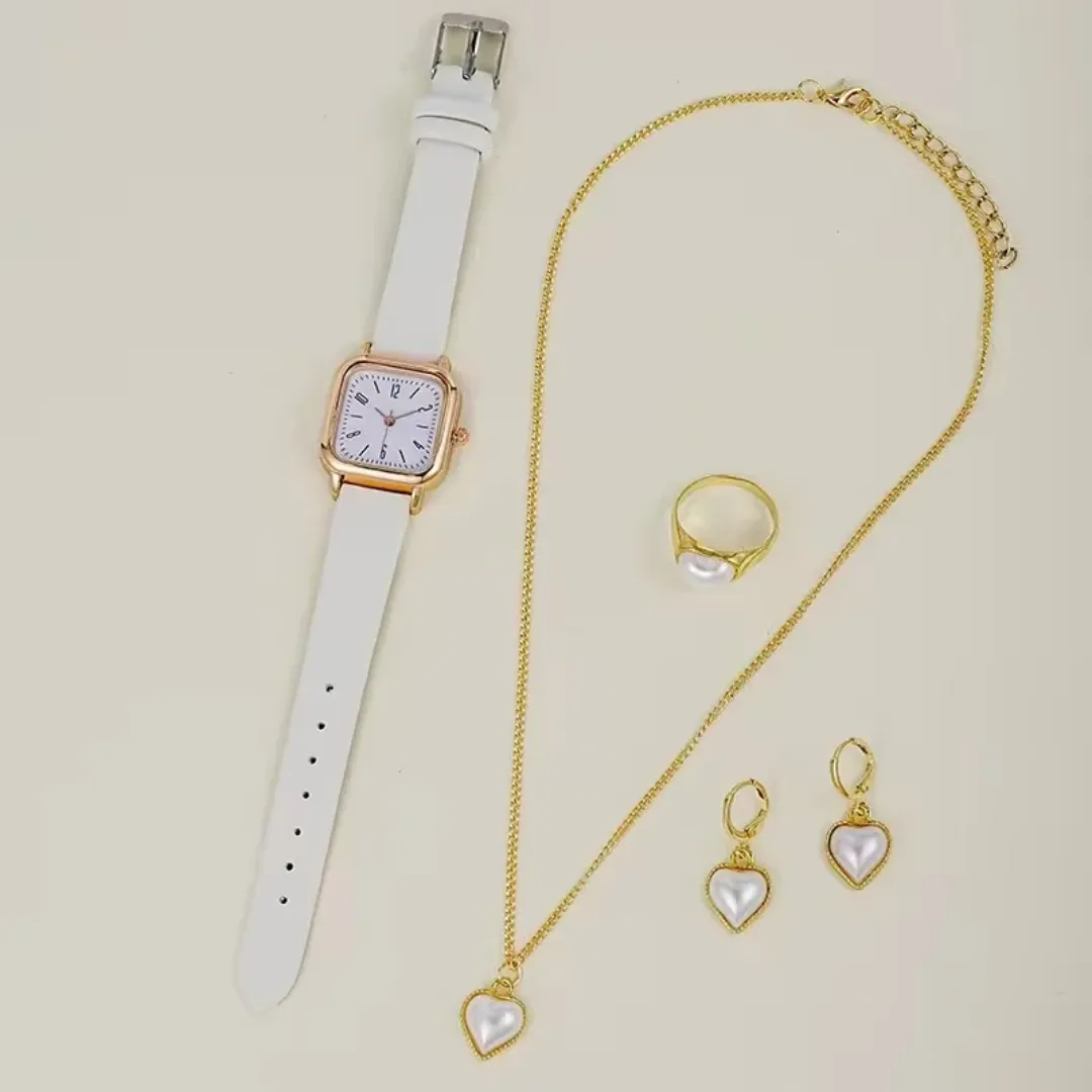 Nouvelle montre à quartz pour femme veilleuse petite montre ceinture carrée