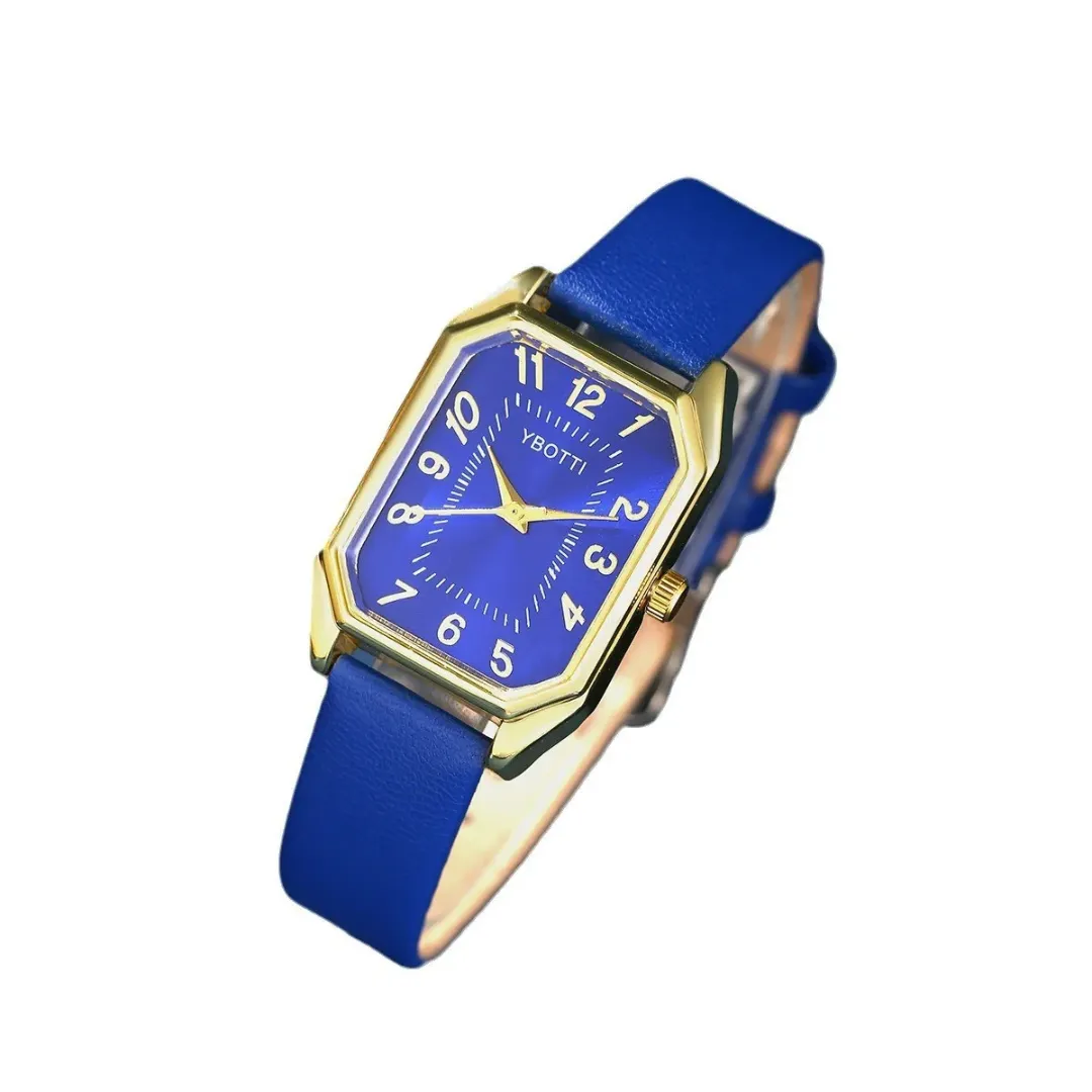 Ensemble de montres carrées pour femmes avec accessoires - Coffret cadeau luxe