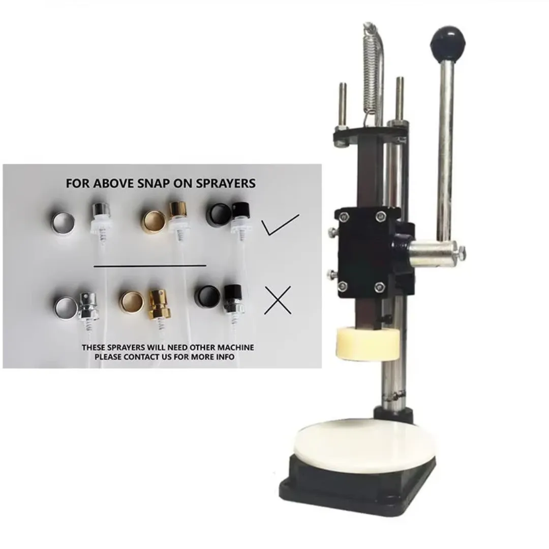 Machine de sertissage de bouteilles en verre/sertisseur de pulvérisateur pour bouteille de parfum