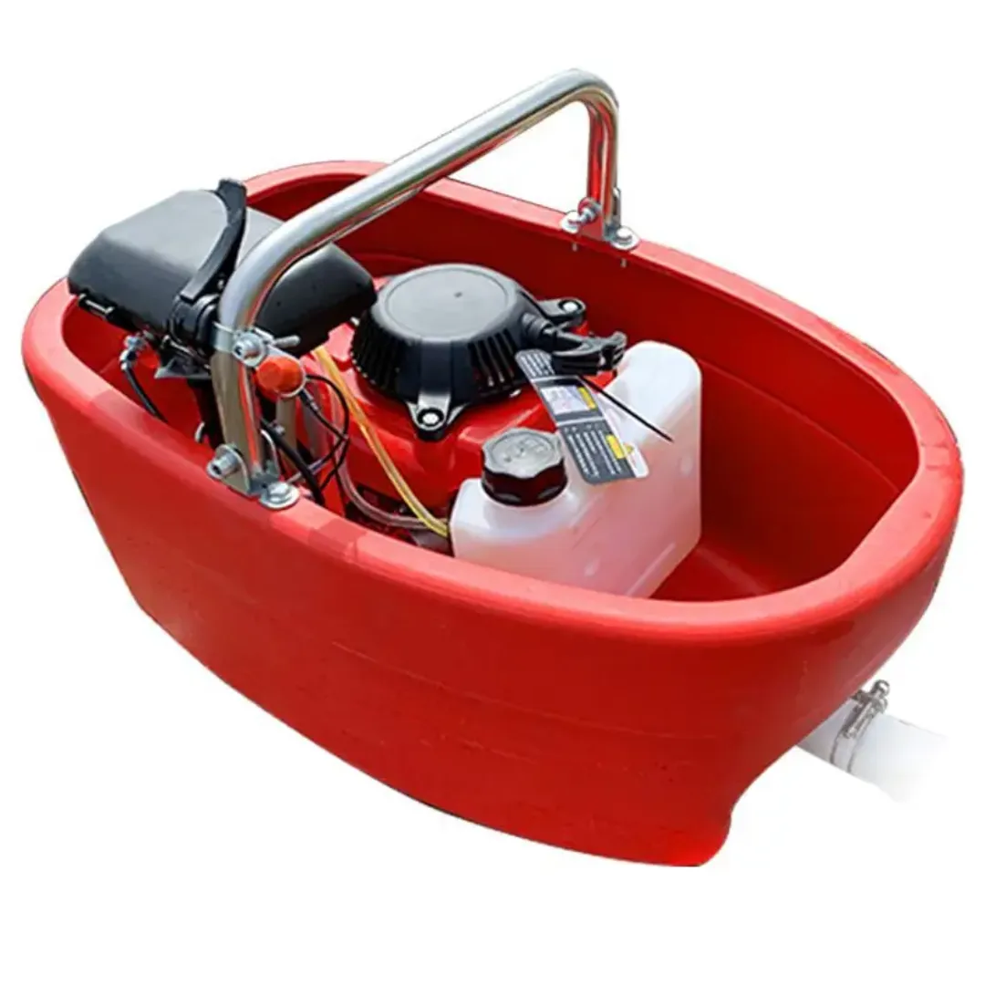 Pompe à eau flottante populaire de 1.5 pouces à essence à 2 temps