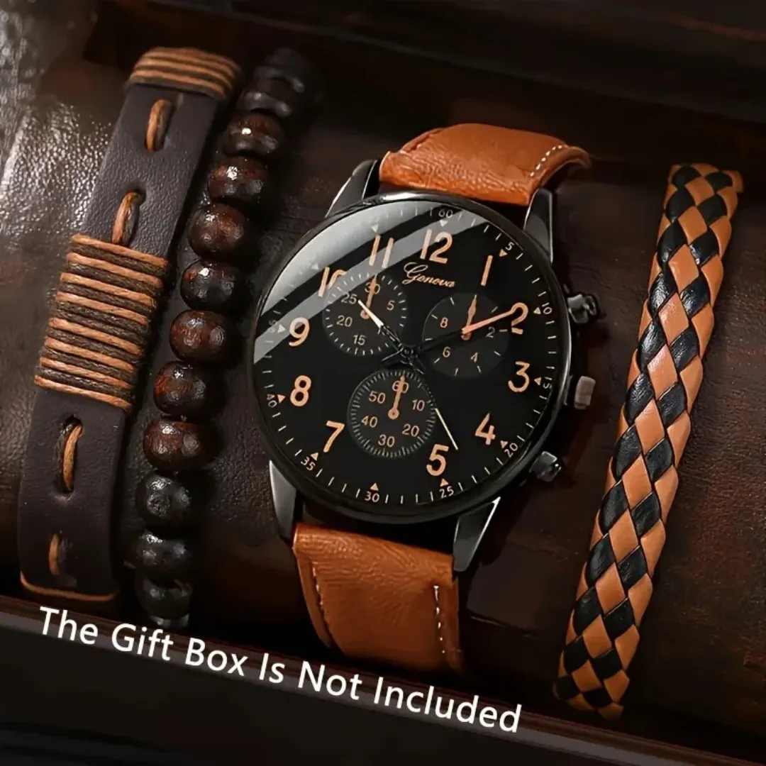 YS-02 Nouveau Coffret cadeau montre-bracelet pour homme