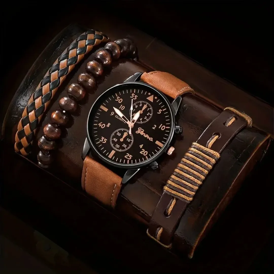 YS-02 Nouveau Coffret cadeau montre-bracelet pour homme