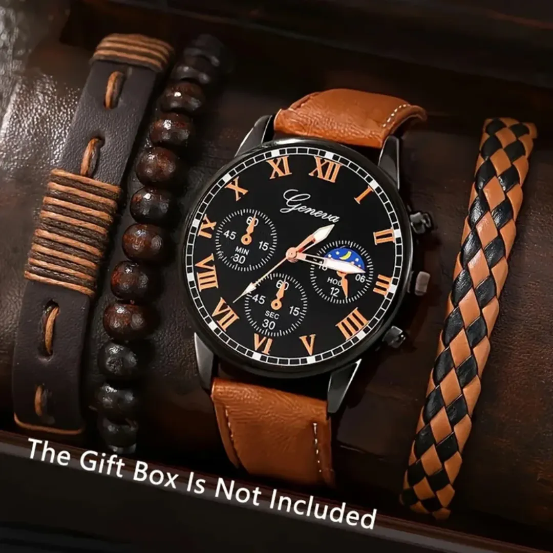 YS-02 Nouveau Coffret cadeau montre-bracelet pour homme