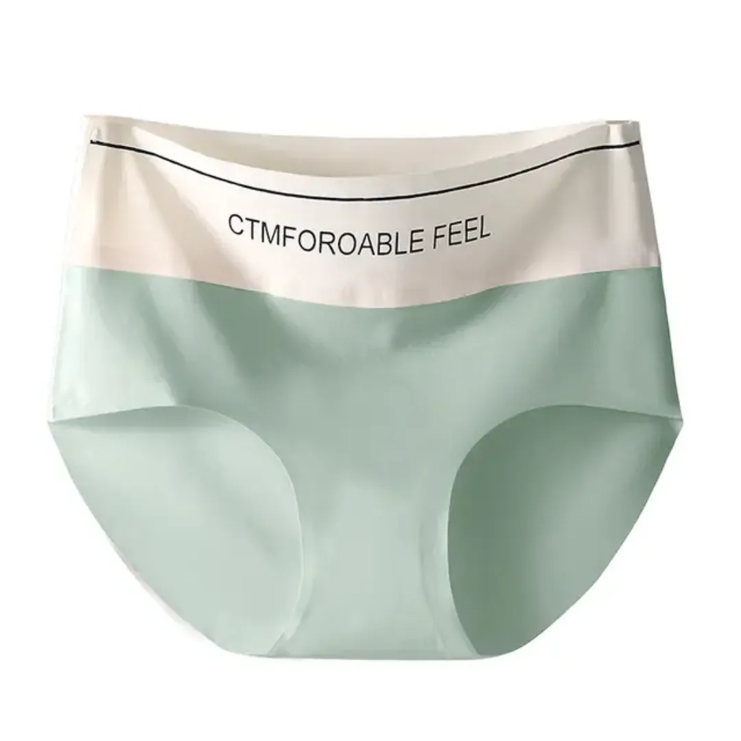 IceSilk 24/7 Bacteriostatic Hyper-Elastic Comfort Panties Everyday Solid Knitted Plain Dyed