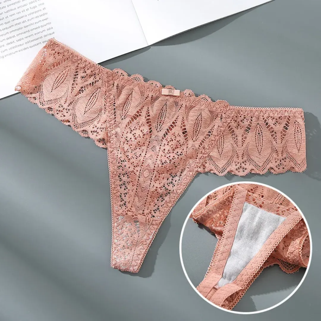 CINVIK Usine Personnalisée Spot Hot Models Sexy Femmes String Dentelle En Forme De V Culotte Taille Basse Respirant Sous-Vêtements Sans Couture
