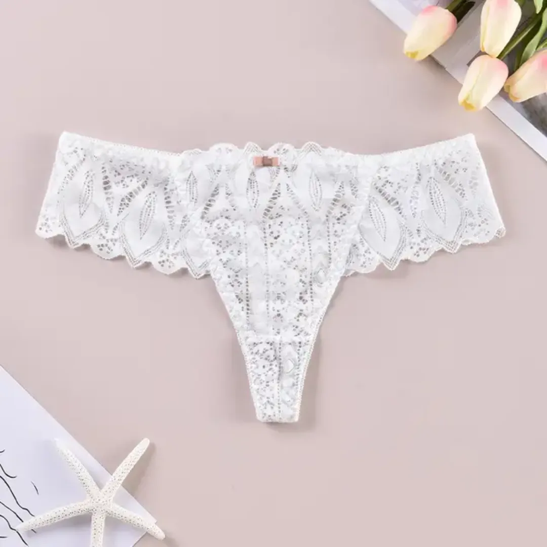 CINVIK Usine Personnalisée Spot Hot Models Sexy Femmes String Dentelle En Forme De V Culotte Taille Basse Respirant Sous-Vêtements Sans Couture