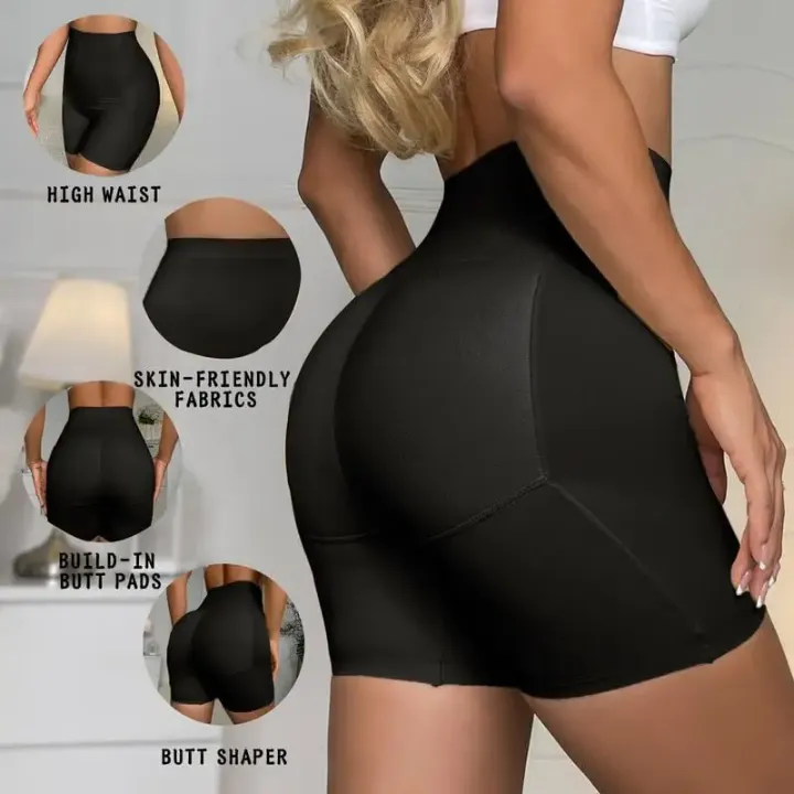 Culotte moulante taille haute contrôle du ventre et rehausseur de hanche pour femme