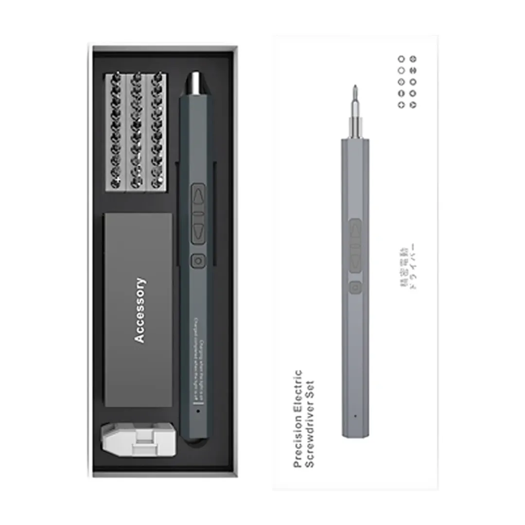 Outil de réparation pour ordinateur portable, 36 en 1 mini tournevis électrique de précision, jeu de tournevis de charge, bricolage