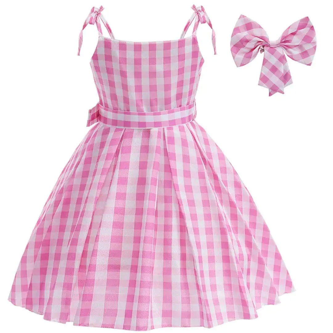 2023 Nouveauté Rose Enfants Filles TV Film Costume Cosplay Robes