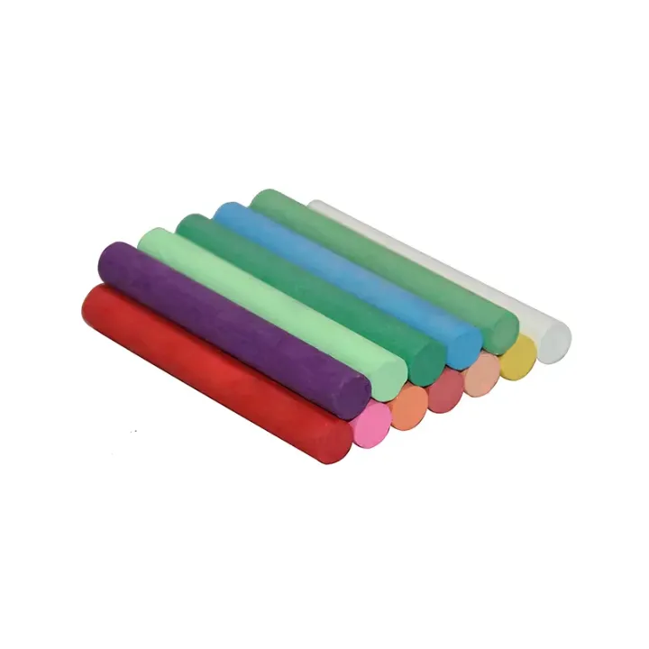 Boîte de 20 bâton de Craie blanche fine, sans poussière, 12 couleurs, nettoyage humide, haute qualité, pour l'école