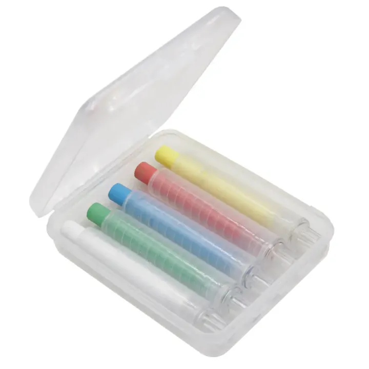 Boîte de 20 bâton de Craie blanche fine, sans poussière, 12 couleurs, nettoyage humide, haute qualité, pour l'école