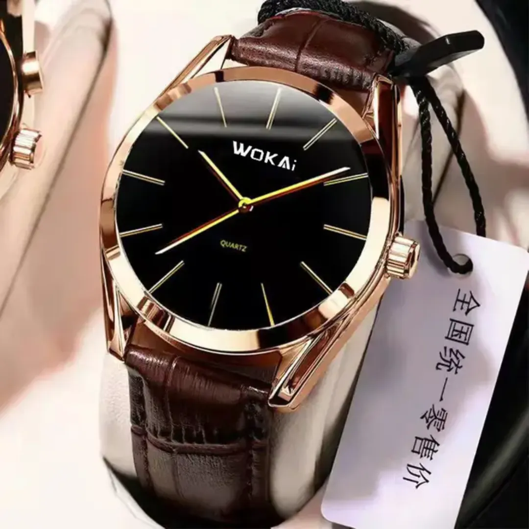 Wokai-05 2023 Nouvelle Montre D'affaires Pour Hommes Quartz Sport Loisirs Étudiant