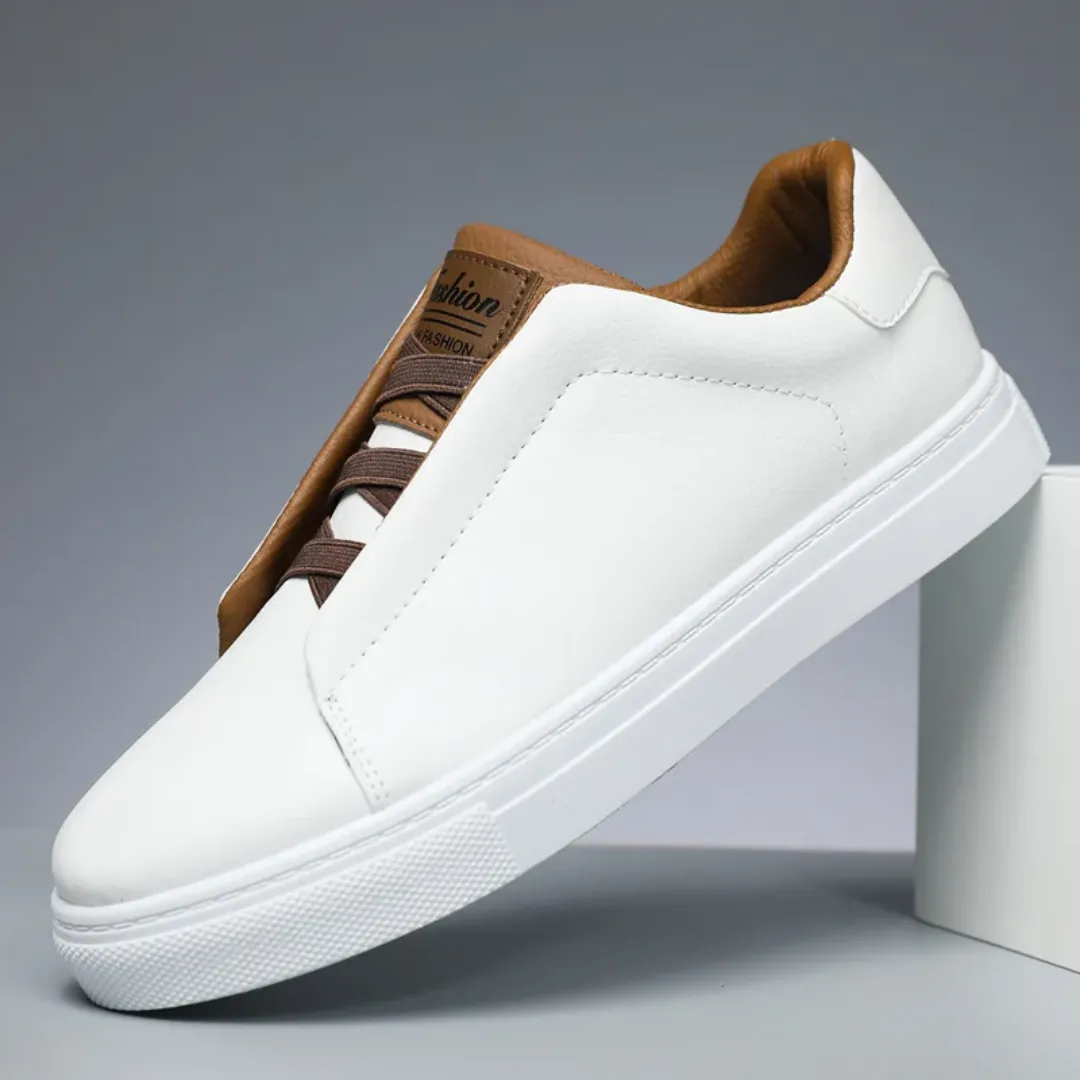 Chaussures de skate basses pour hommes - Couleur unie, durables et antidérapantes