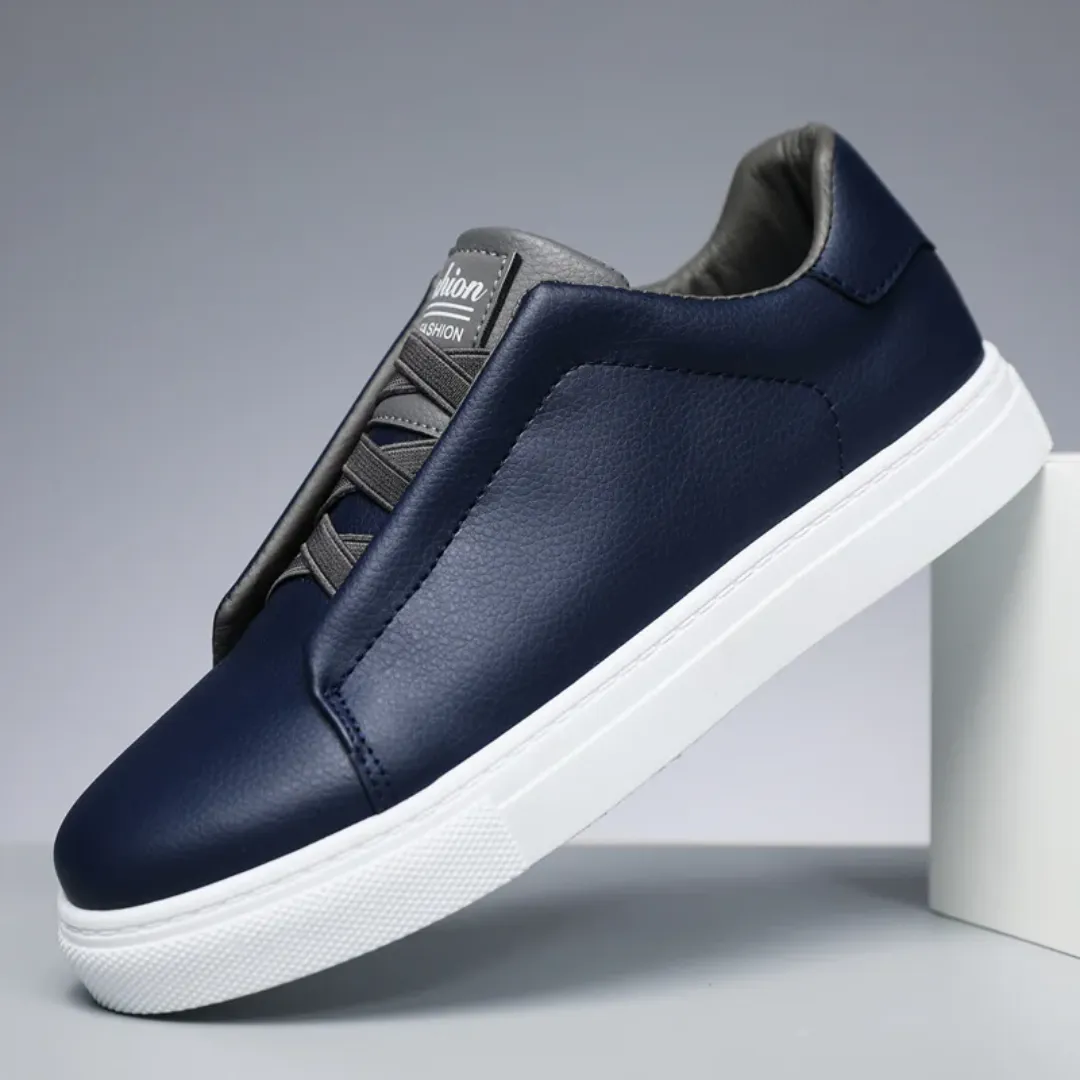 Chaussures de skate basses pour hommes - Couleur unie, durables et antidérapantes