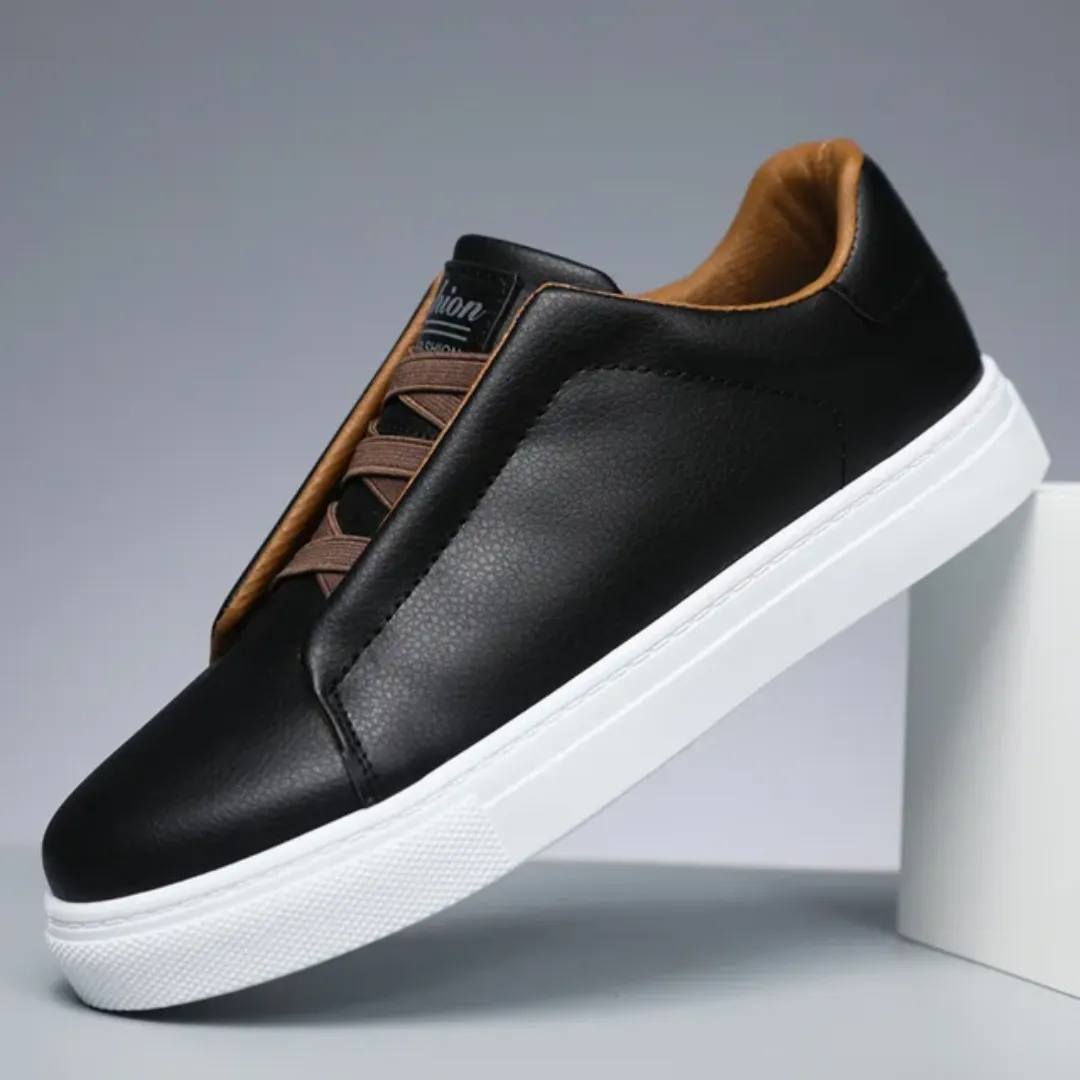 Chaussures de skate basses pour hommes - Couleur unie, durables et antidérapantes